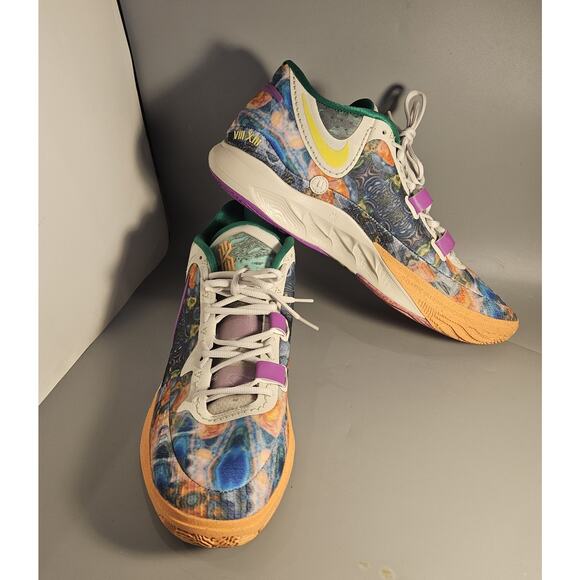 NWB Nike Kyrie 8 Heat Circle Of Life Sz 17 DQ3840 001 Light Bone/Yellow Strike main image 9